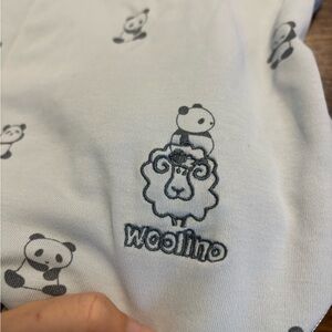 Woolino sleepsack with Panda Print